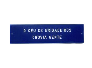 O céu de brigadeiros chovia gente