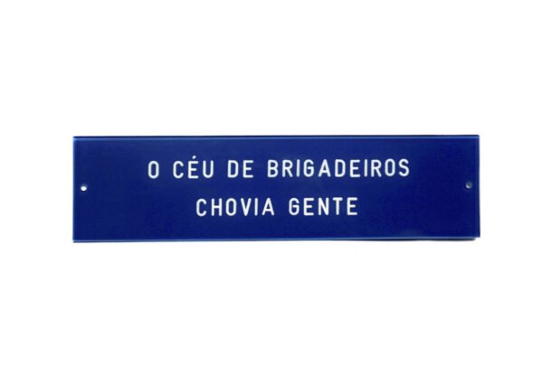 O céu de brigadeiros chovia gente