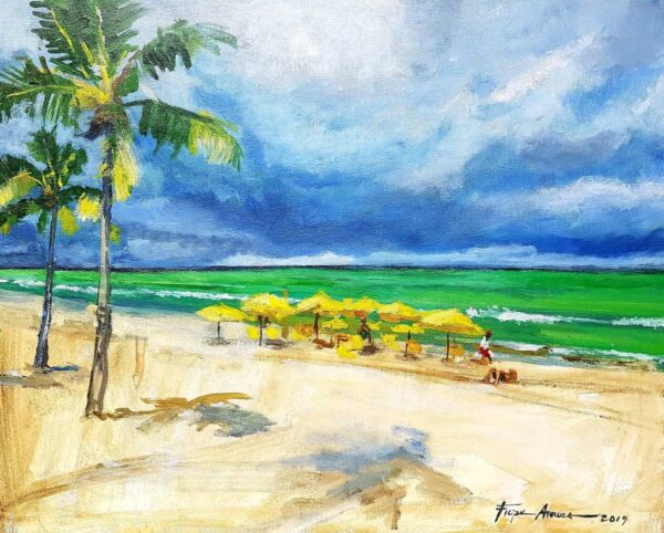 Sol e Chuva na Praia de Boa Viagem