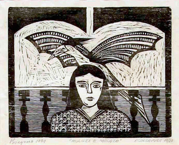 Mulher e Pássaro