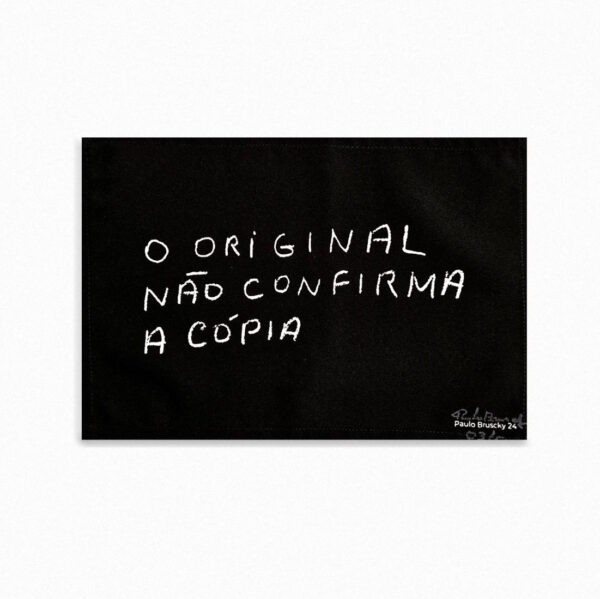 O original não confirma a cópia