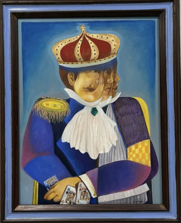 Da série “Histórias para o rei” pintura para Rainha